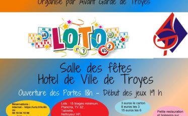 "LOTO AGT GÉNÉRALE le 18/03 dès 18h"