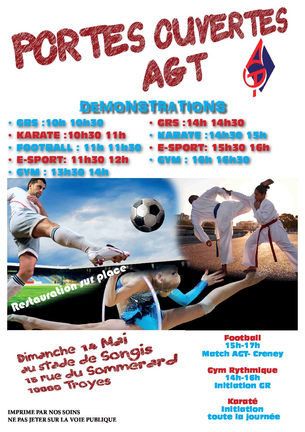 Portes ouvertes AGT Omnisports 14/05/23 à Hoppenot